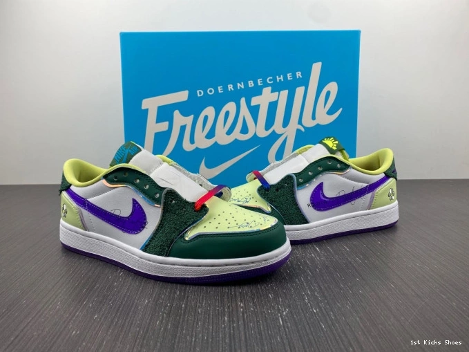 1st Kicks Shoes 1 Low Doernbecher OG Jordan (2023) FD9665-351 Retro 0815